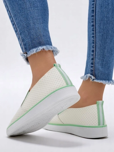 Royalfashion Женски обувки с перфорации тип слип-он Kassias