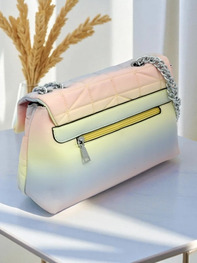 Royalfashion Малка дамска чанта от еко кожа с омбре ефект Sophie Rose