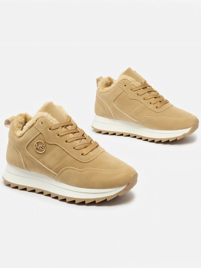 Royalfashion Светлокафяви дамски изолирани спортни обувки Lahho