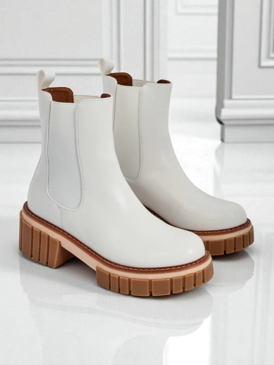 Боти до глезена на токче от еко набук Amber Walk