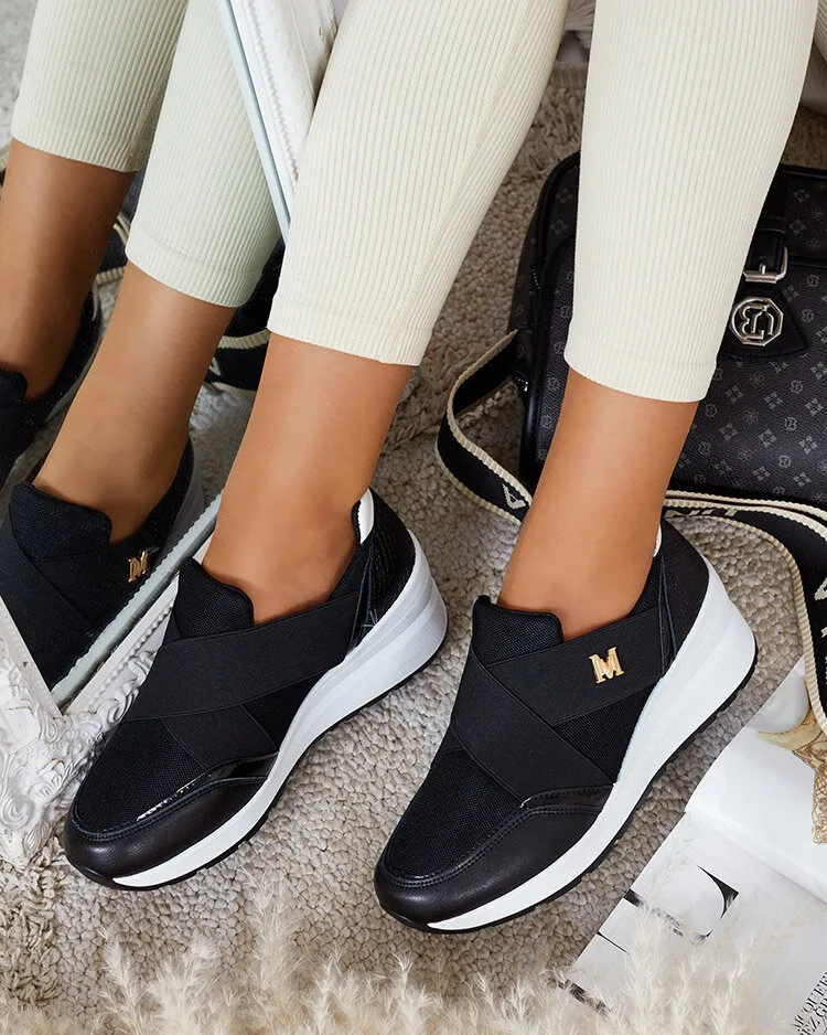 Royalfashion Дамски спортни кецове на ток Benntas