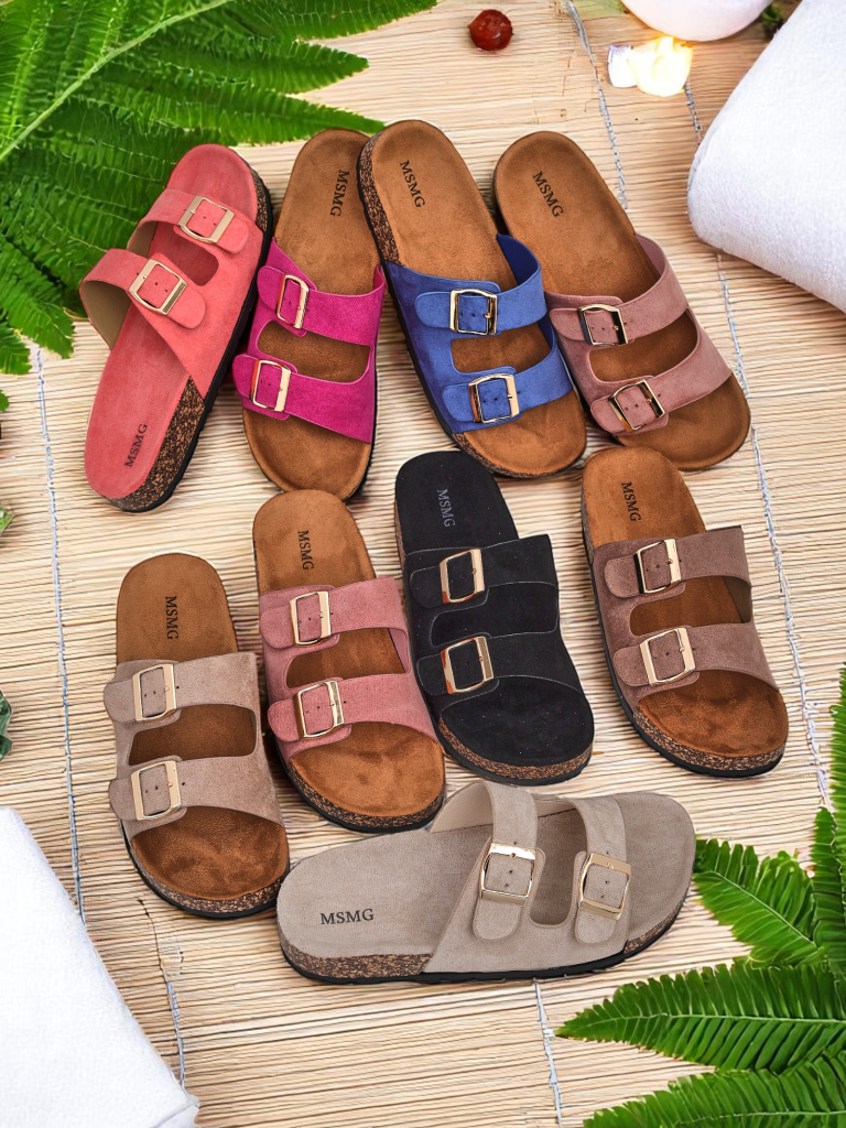 Royalfashion Дамски джапанки с катарами Foumy