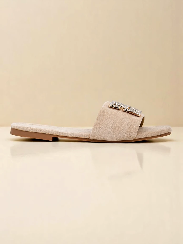 Royalfashion дамски чехли с плоска подметка Zamila