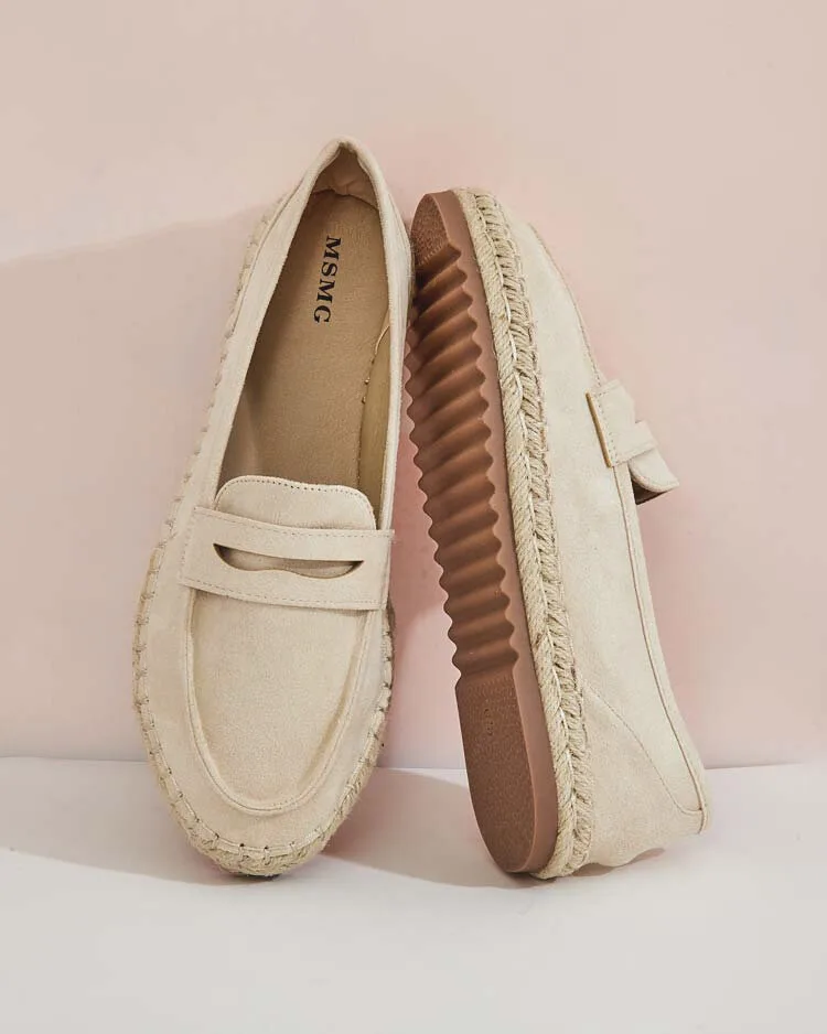 Royalfashion Дамски мокасини от велур eko Monum