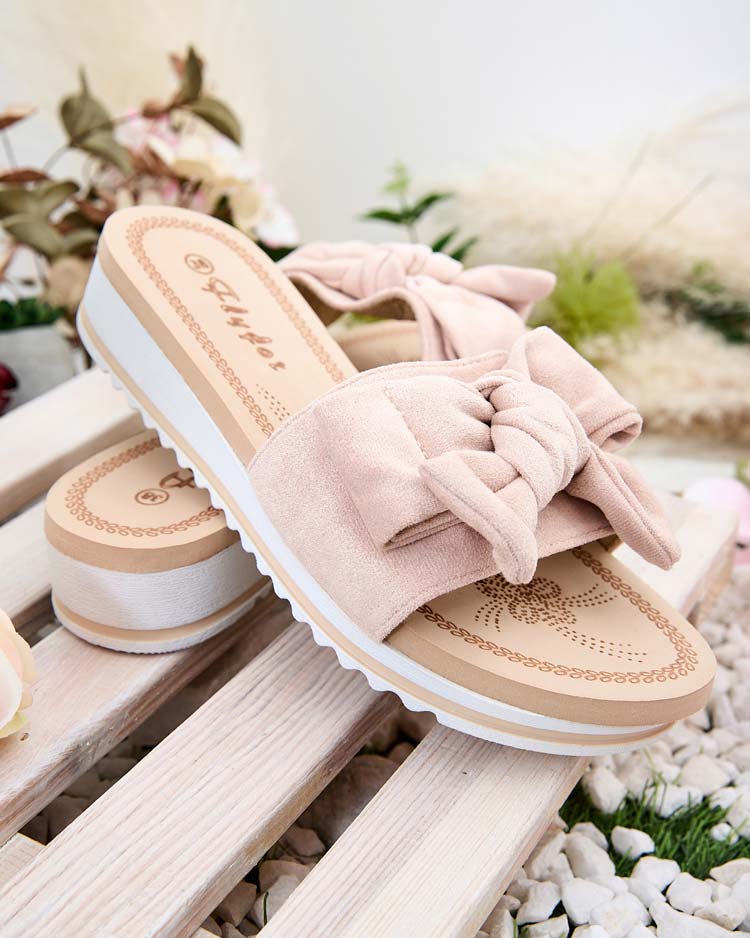 Royalfashion Дамски джапанки с панделка Erinner