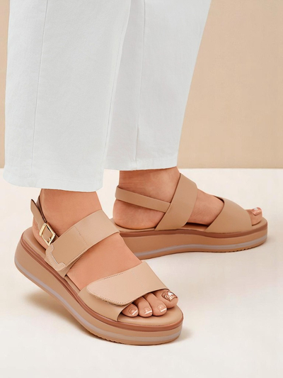 Royalfashion Дамски сандали с по-дебела подметка Tulipp