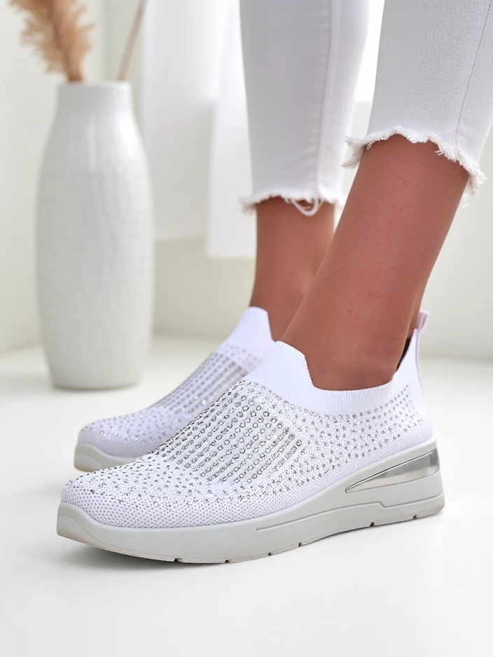 Royalfashion обувки на платформа за жени с камъни Qelavise