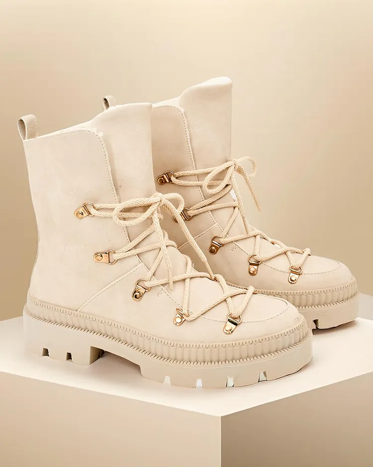 Ройалфешън Дамски ботуши за сняг с връзки Lorii