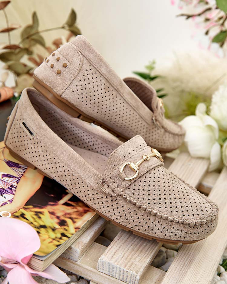 Royalfashion Дамски ажурни мокасини Mill