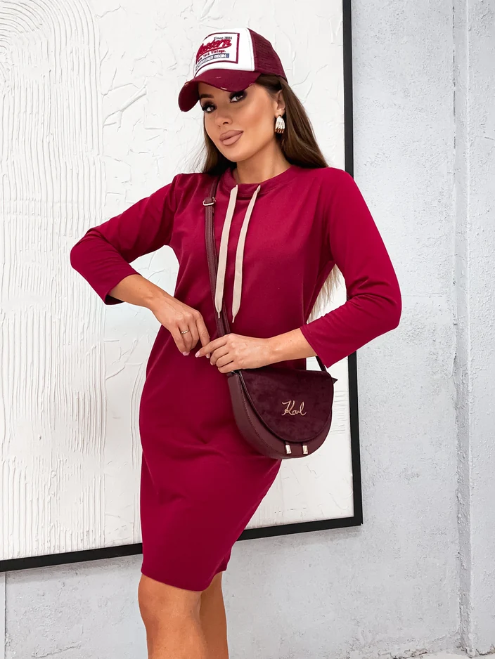 Royalfashion Женска памучна мини рокля