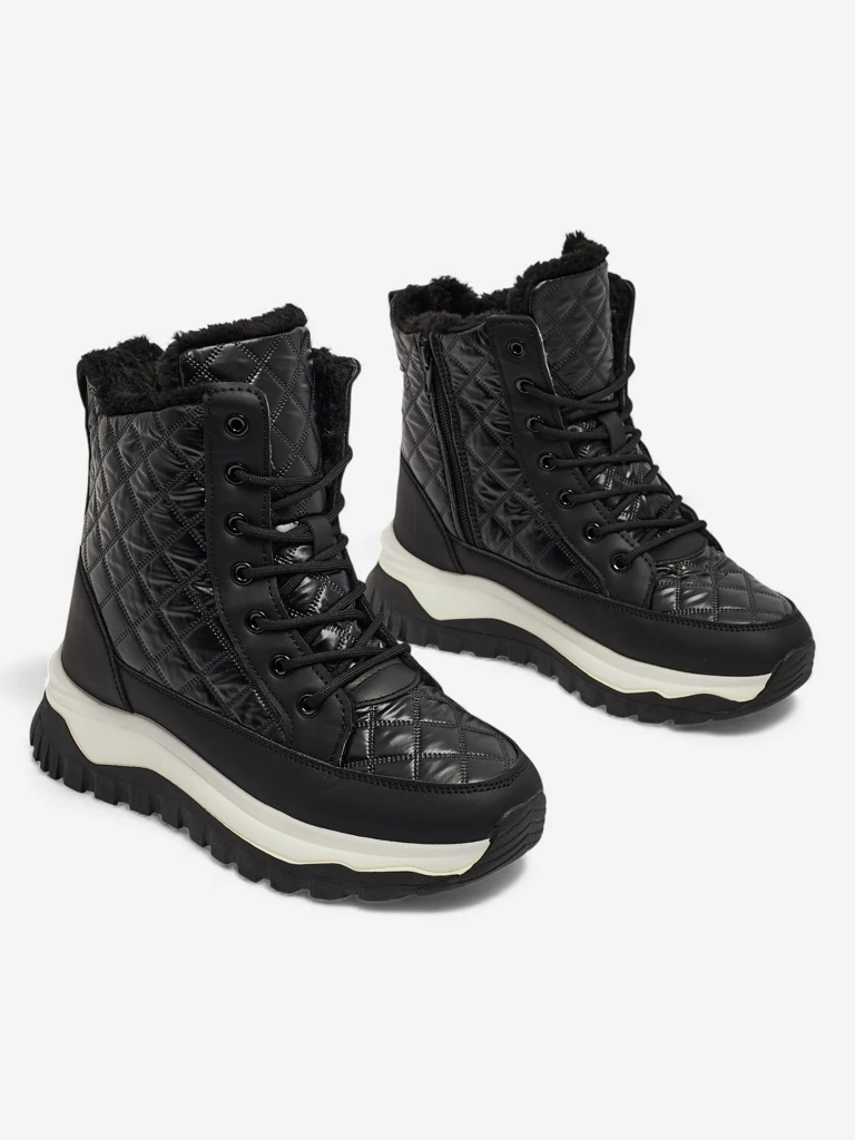 Дамски ботуши тип снегоходки Rimea с капитониран ефект
