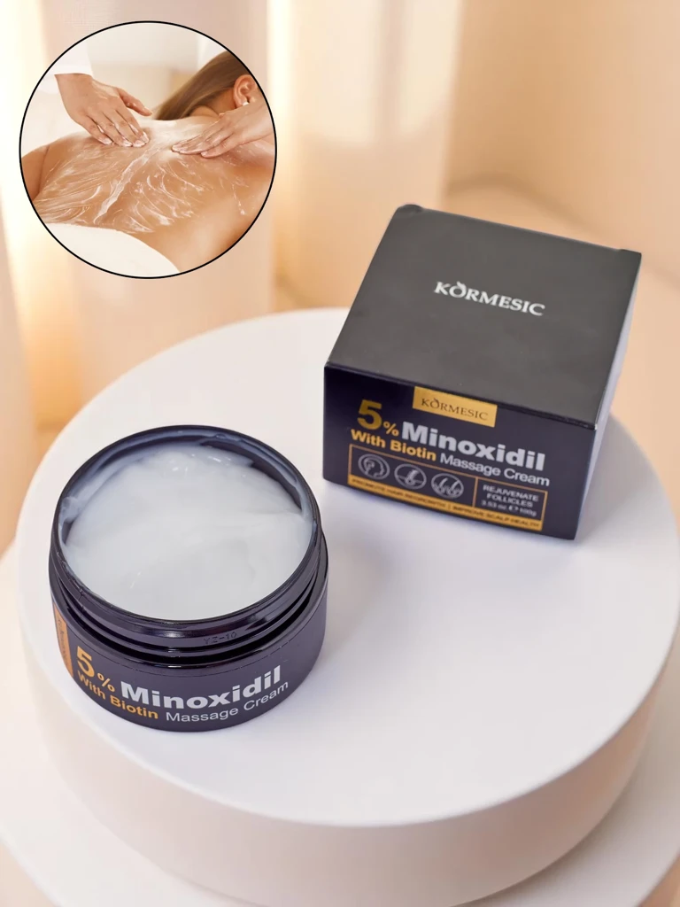 Kormesic крем за масаж на скалпа с биотин – стимулира растежа на косата