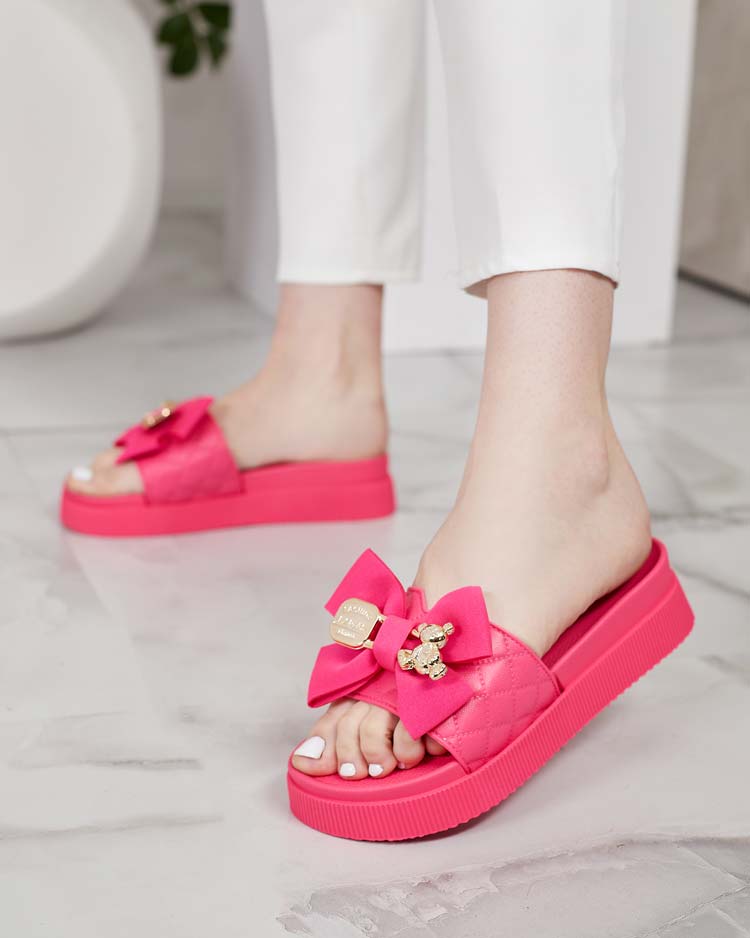 Royalfashion Women's Lemini Bow Flip-Flops