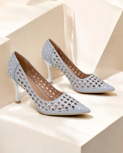 Royalfashion Женски перфораторни токчета Ecatte