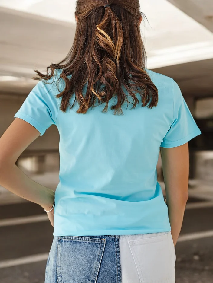 Royalfashion Женска памучна блуза с надпис