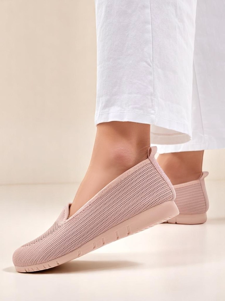 Royalfashion дамски текстилни мокасини Caerit