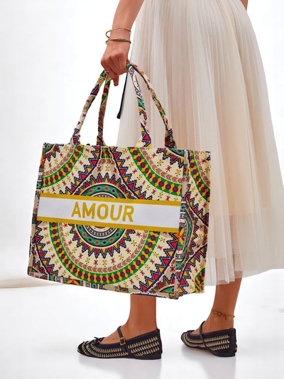 Роялфашън Платнена чанта Amour Vibes