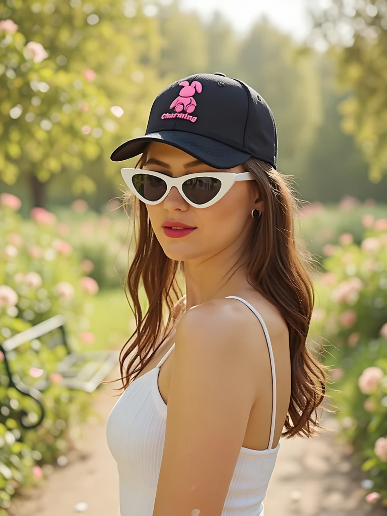 Royalfashion Шапка с апликация намигащо зайче