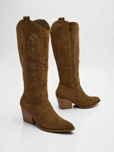 Дамски ботуши тип каубойки Marivelle