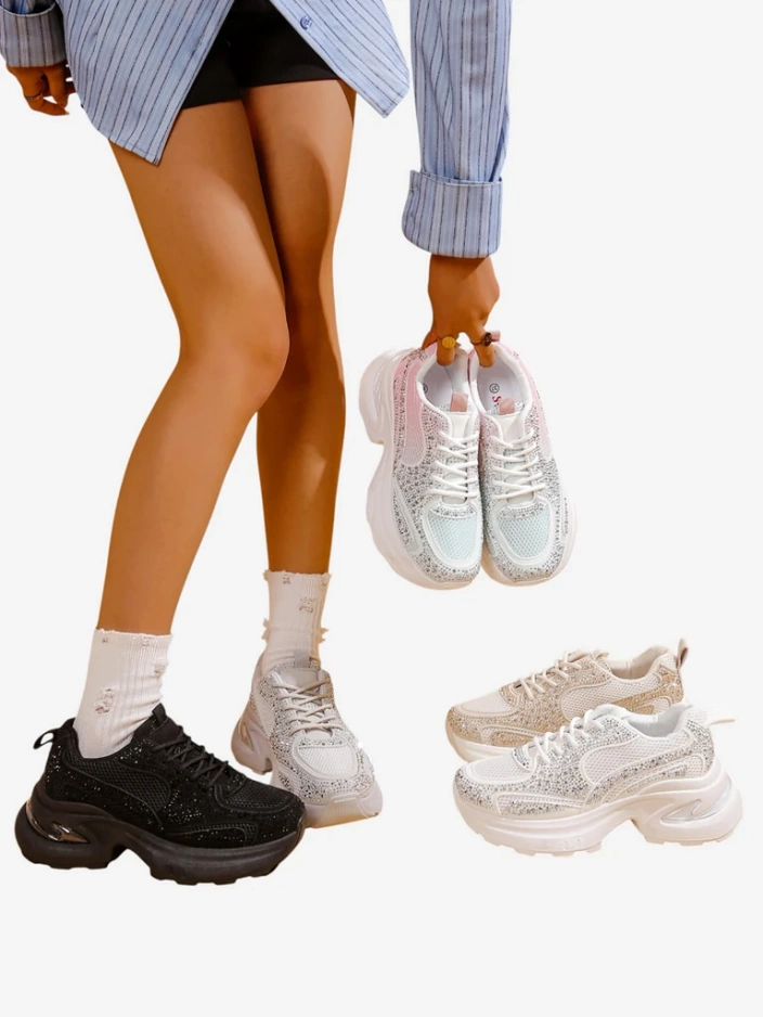 Спортни маратонки за жени Royalfashion с камъни, Bloss