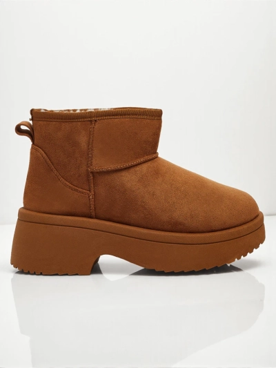 Къси дамски боти а ла сноубутс Liorah