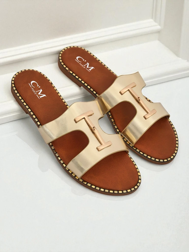 Royalfashion Дамски чехли с равна подметка Maya Louise