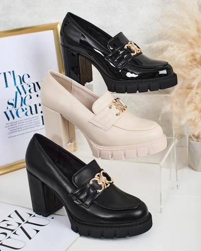 Royalfashion Елегантни дамски мокасини на ток Jozii