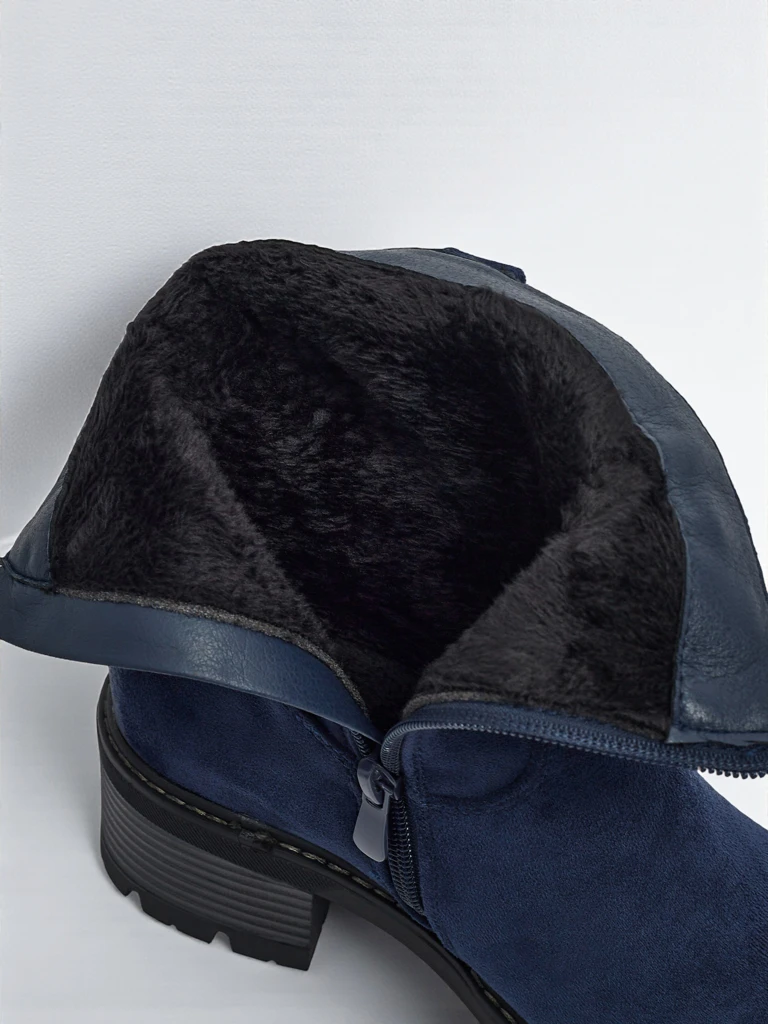 Високи дамски еко велурени боти Carmine