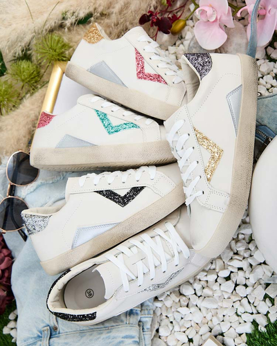 Royalfashion Дамски спортни маратонки с украшения Ginn