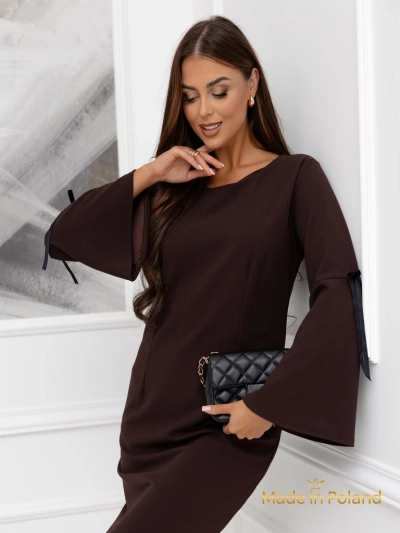 Дамска мини рокля с широки ръкави Anielle