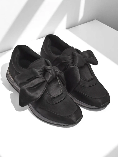 Royalfashion Дамски сникърси с панделка Socca