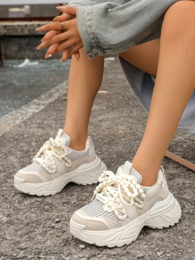 Спортни маратонки Royalfashion за жени на по-дебела подметка Loness