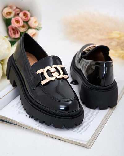 Royalfashion Дамски лакирани мокасини Bevevra