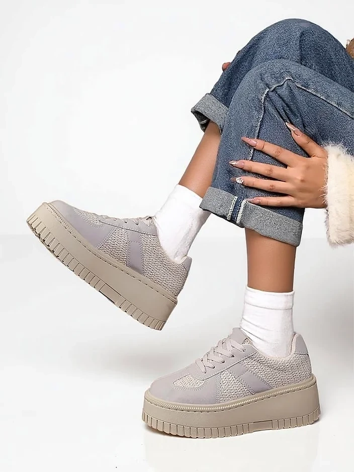 Royalfashion Дамски платформи Кецове Venusoe