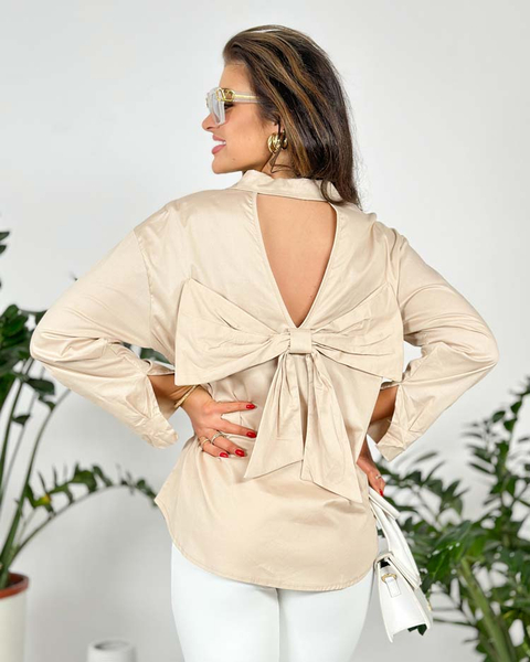 Royalfashion Дамска риза с панделка