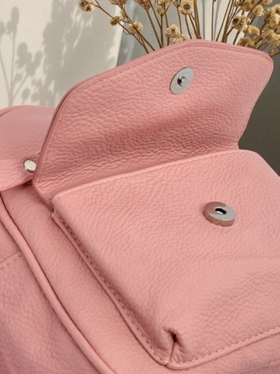 Дамска раница Ariadne Rosa Królewska Moda от екологична кожа 25x25 cm