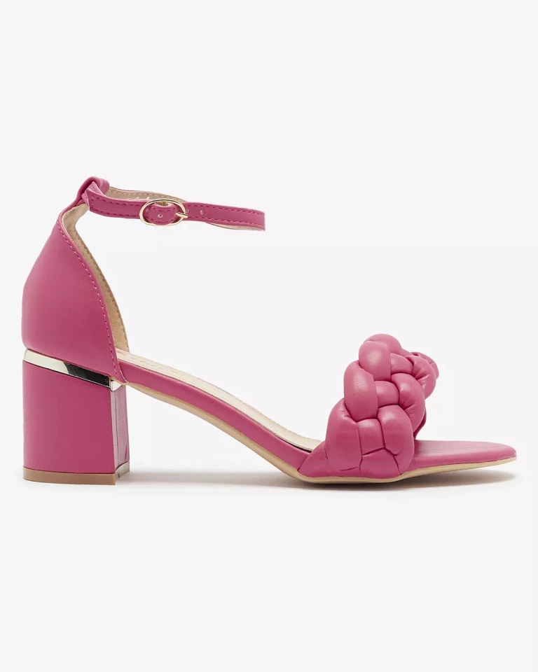 Фуксия дамски сандали с коланче Маринела - Обувки