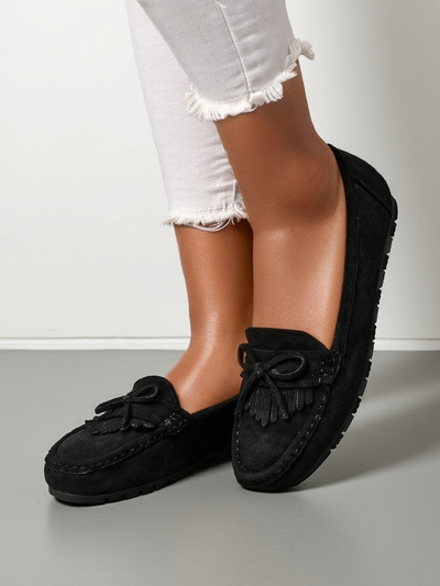 Royalfashion Женски мокасини от еко велур Etette