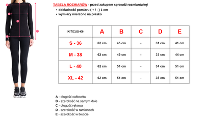 Czarny damski garnitur w białą kratkę - Odzież