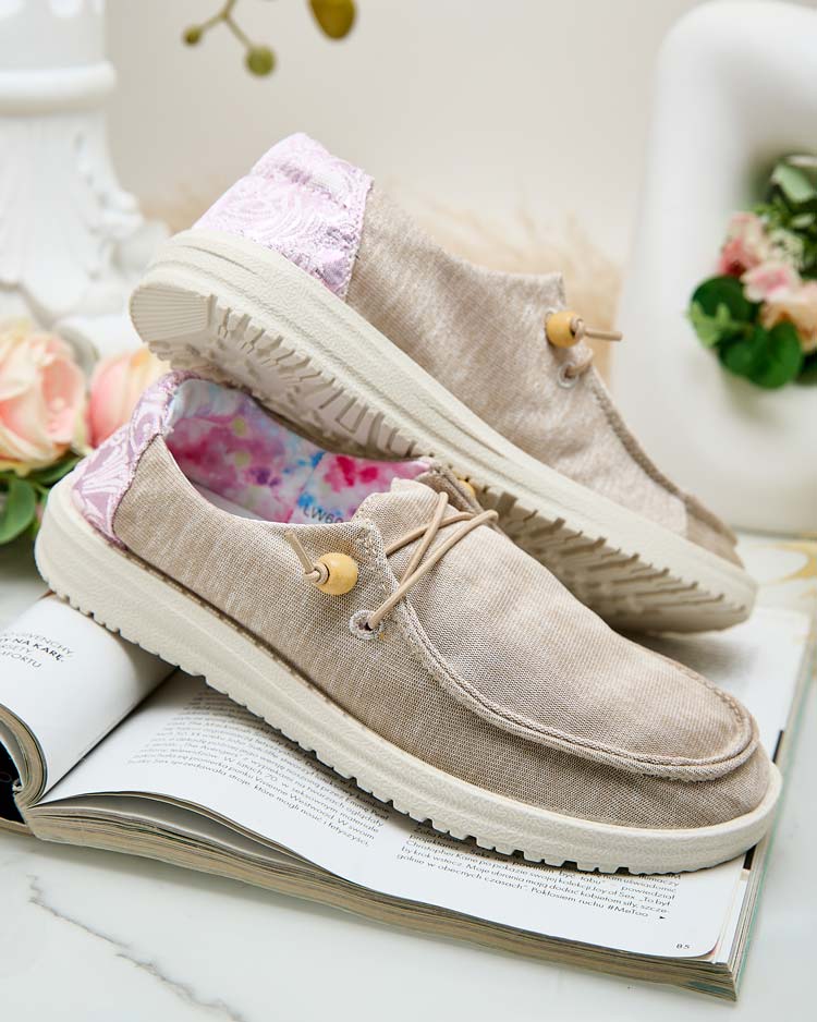 Royalfashion Women's Treppes Lace-up Half Shoes