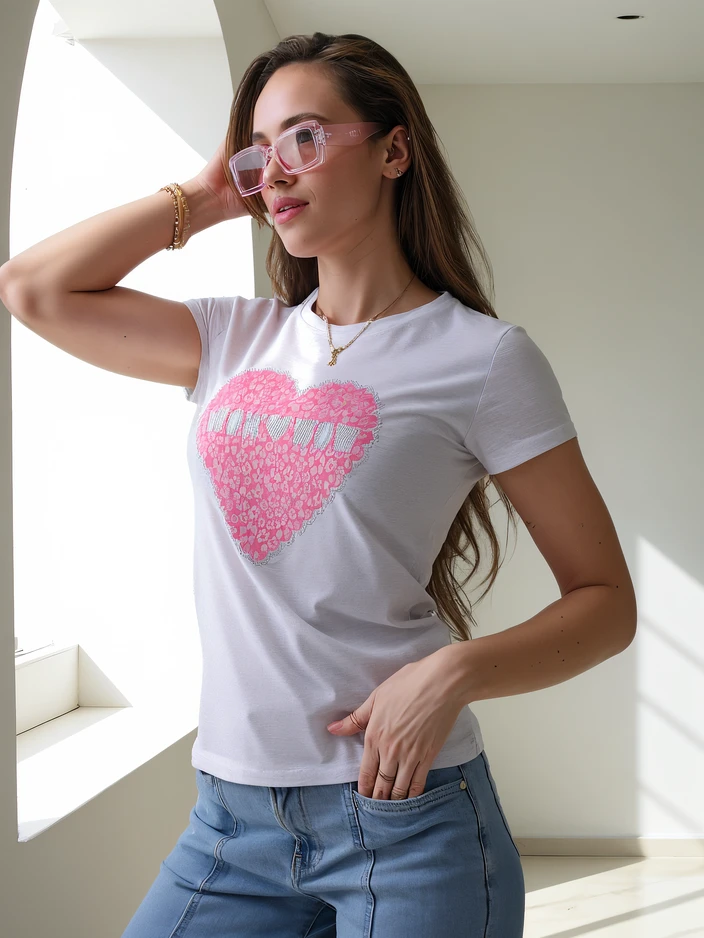 Royalfashion Дамска памучна блуза