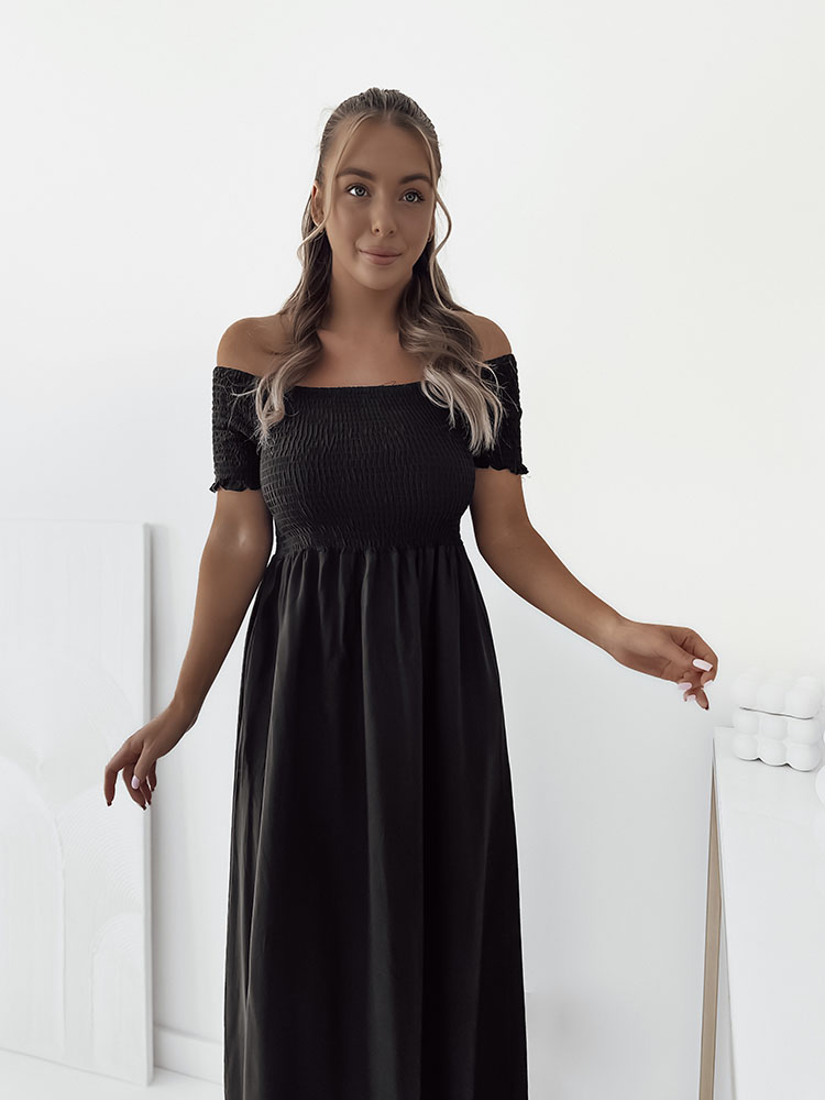 Royalfashion Дамска миди рокля a'la hiszpanka