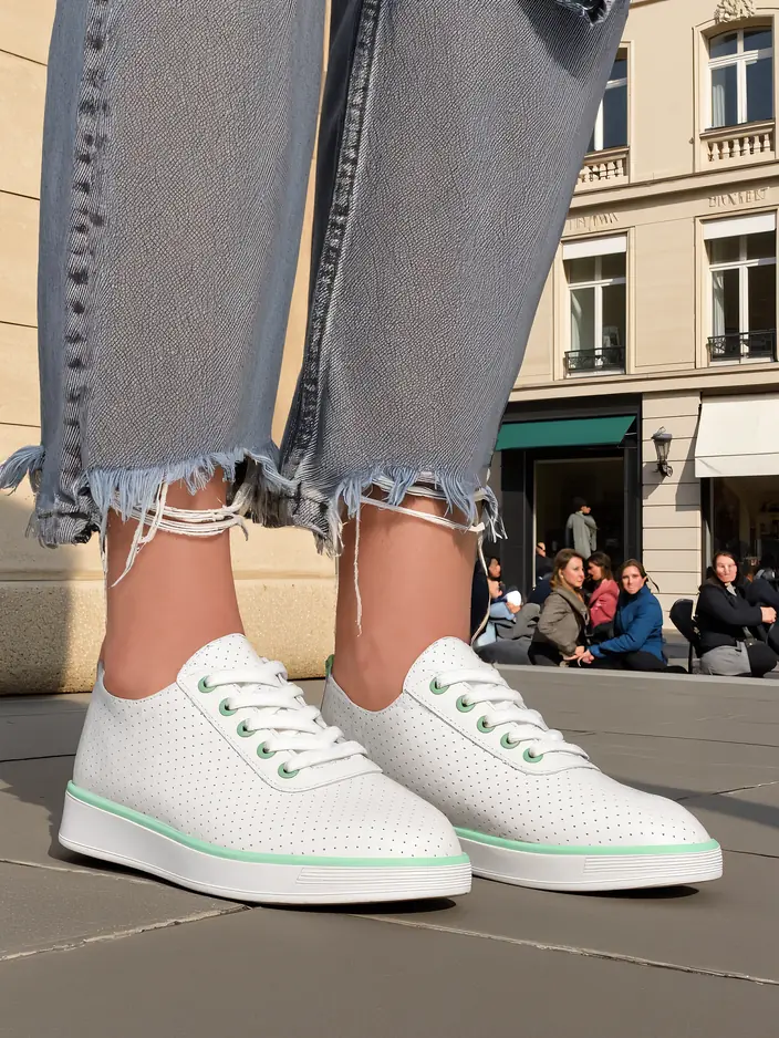 Royalfashion Женски перфориран спортен обувки Pumbes