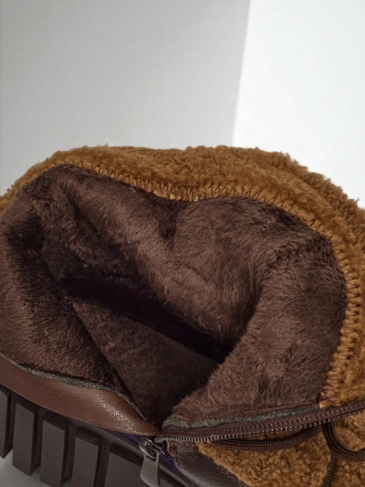 Дамски боти работни с пух Cindora