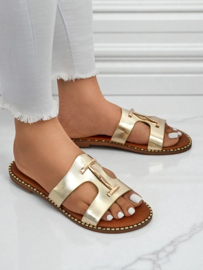 Royalfashion Дамски чехли с равна подметка Maya Louise