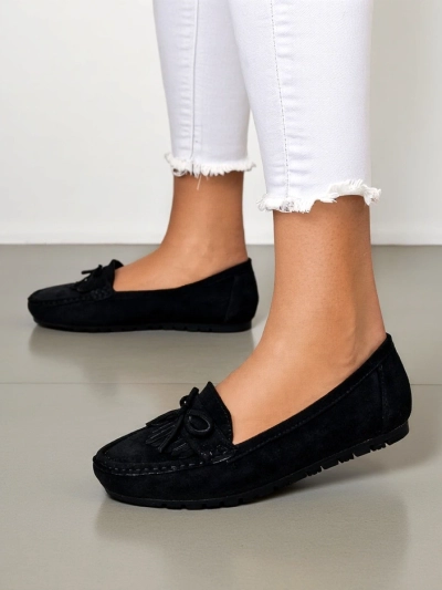 Royalfashion Женски мокасини от еко велур Etette