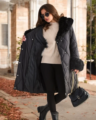 Дамско олекотено зимно яке на Royalfashion