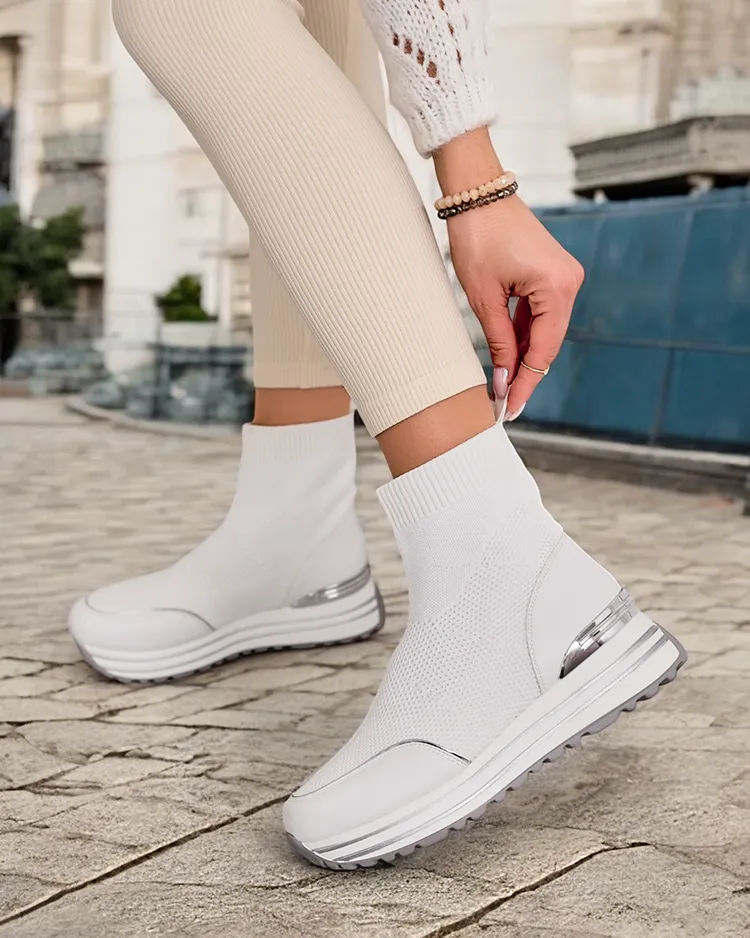 Royalfashion Дамски спортни високи маратонки Wisoi