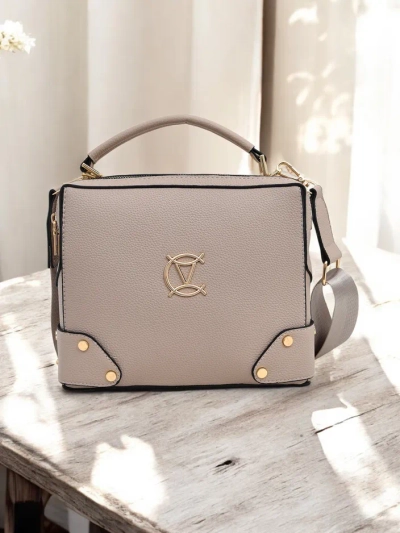 Royalfashion Многофункционална квадратна чанта от еко кожа