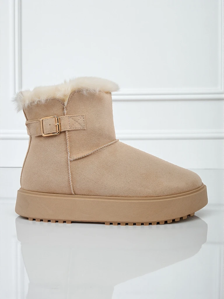 Royalfashion Къси дамски боти тип сноубутс Aurelia Classico